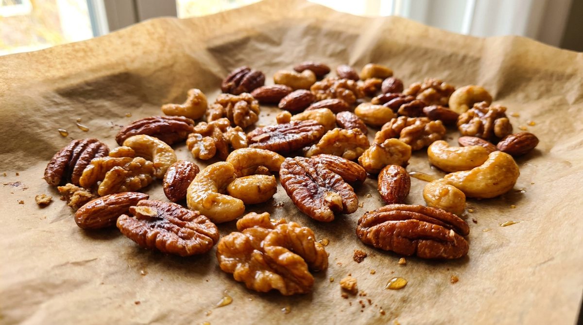 Upeč si doma oriešky s medom – jednoduchý recept bez zlepencov