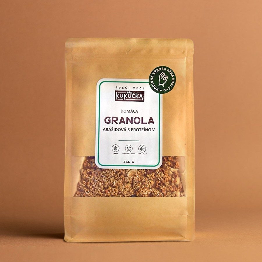 Arašidová granola s proteínom Pán Kukučka 450 g