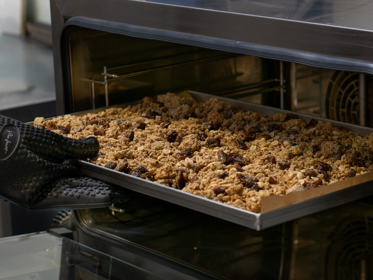 Arašidová granola s proteínom Pán Kukučka — reálna várka