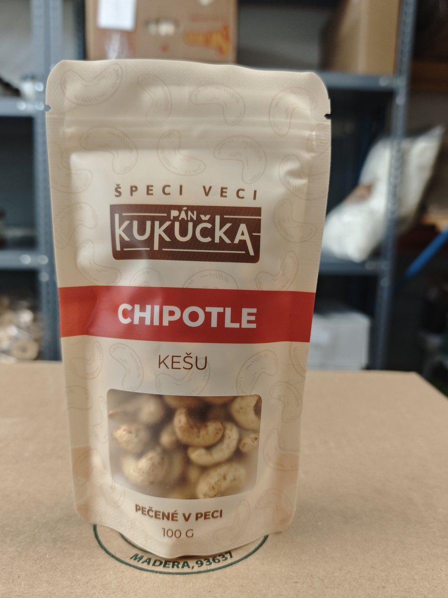 Chipotle kešu orechy Pán Kukučka 100 g