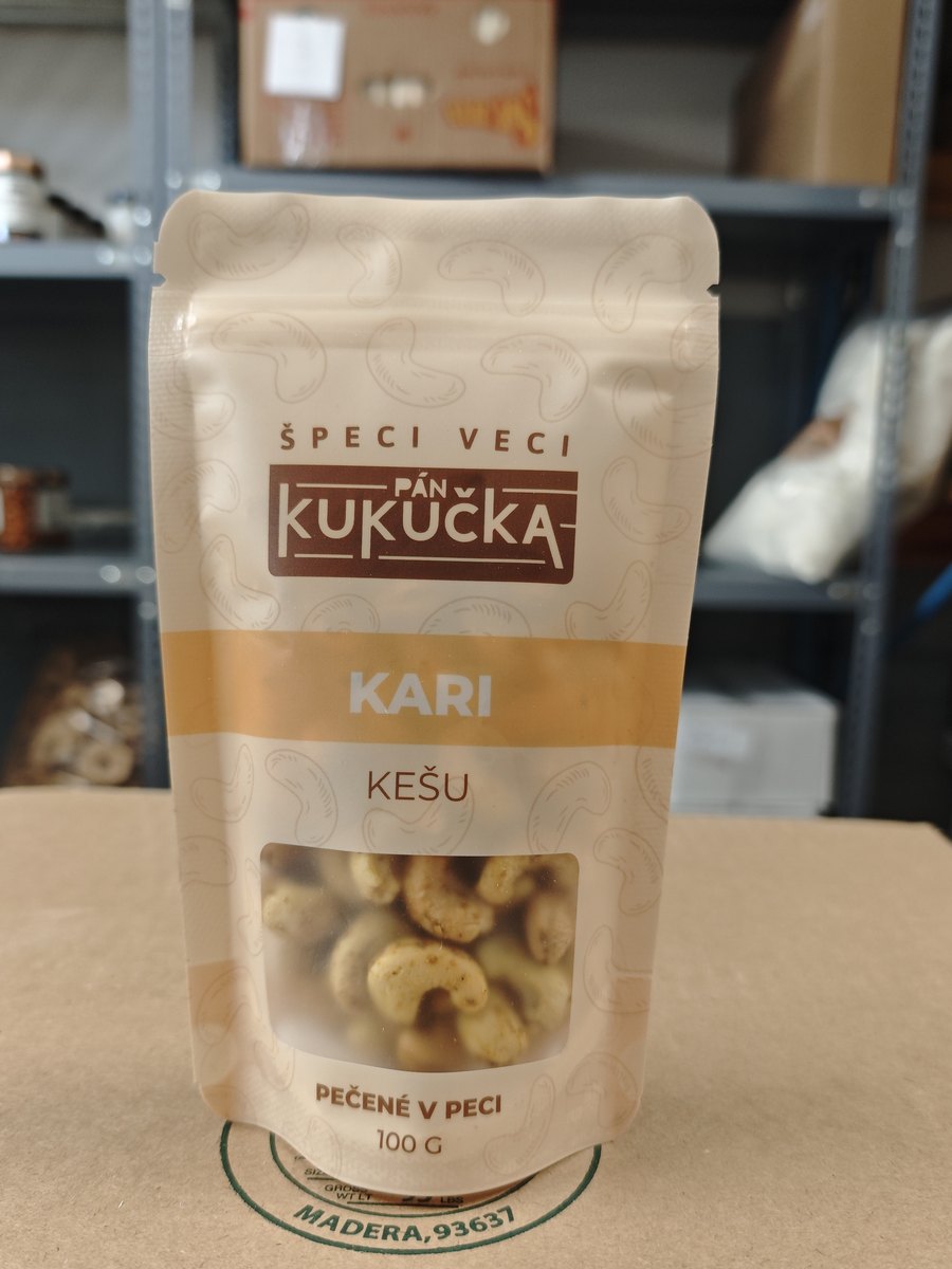 Kešu s kari Pán Kukučka 100 g